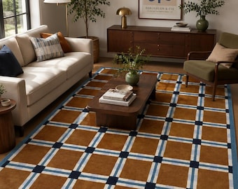 Ikat Aztec Boho Ikea Kattrup Flat Wool Rug 5'7” X 7'10” - Etsy