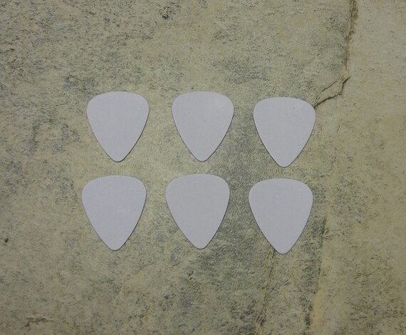 Rock band SINGLE SIDED PICTURE GUITAR PICKS Set of 7