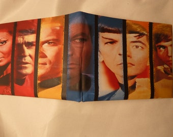 Duct Tape Wallet with Star Trek on the Front Handmade