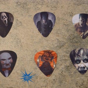 horror character guitar picks (series 2)