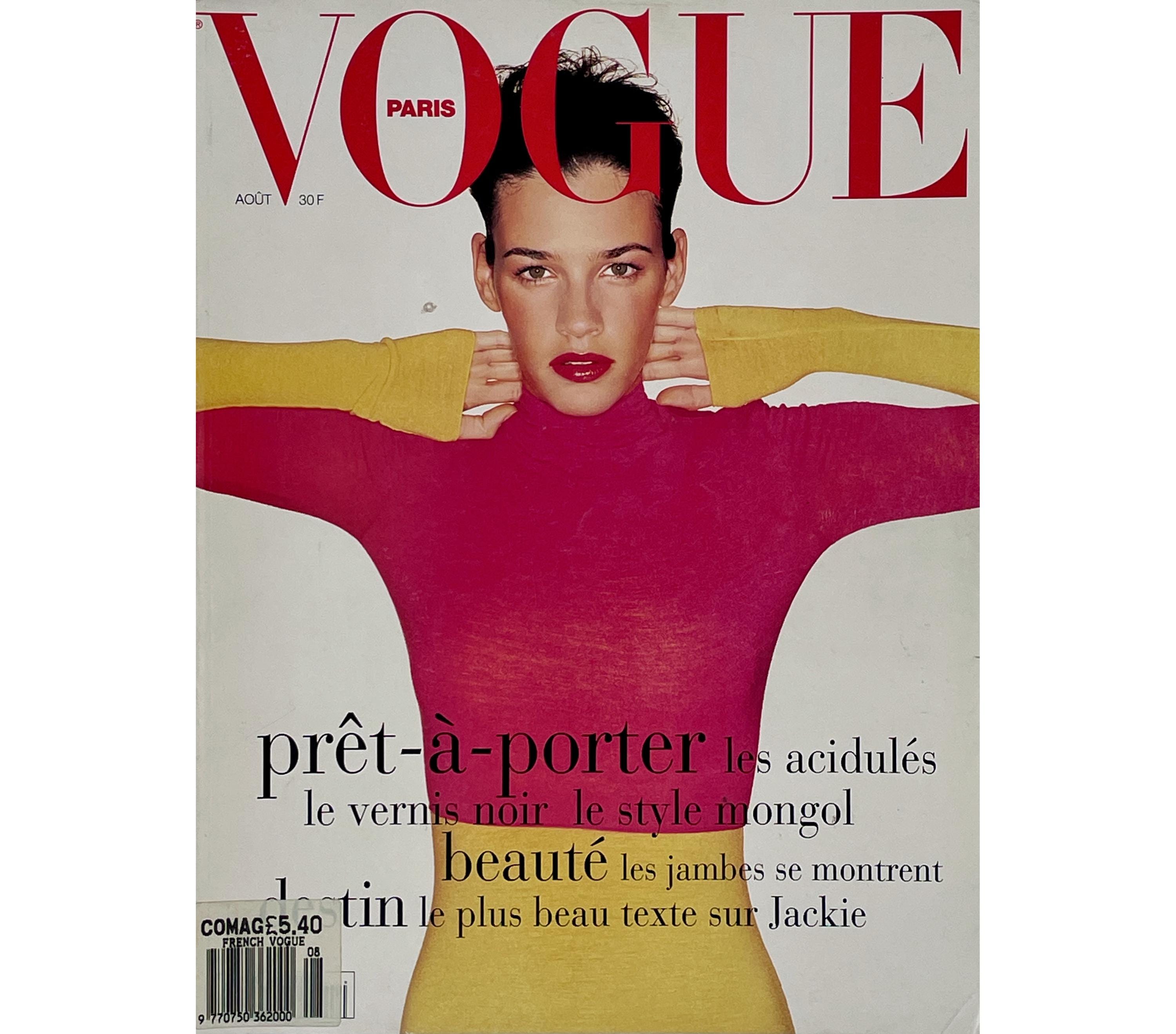 その他 Paris VOGUE covers VOGUE PARIS August 1994 - Shiraz Tal Cover, Naomi Campbell, Helena