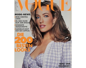 VOGUE 英国版 1994年1月号 ヴィンテージ雑誌 Vogue UK Jan 1994 British Original Vintage Magazine Cover: Uma