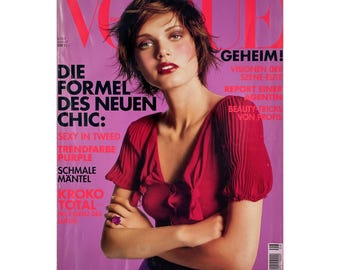 VOGUE 米国版 1994年9月号 ヴィンテージ雑誌 VOGUEドイツ版 1994年9月号 — クラウディア・シファーが表紙を飾り
