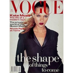 Vogue Uk 1990 Kate Moss - Etsy