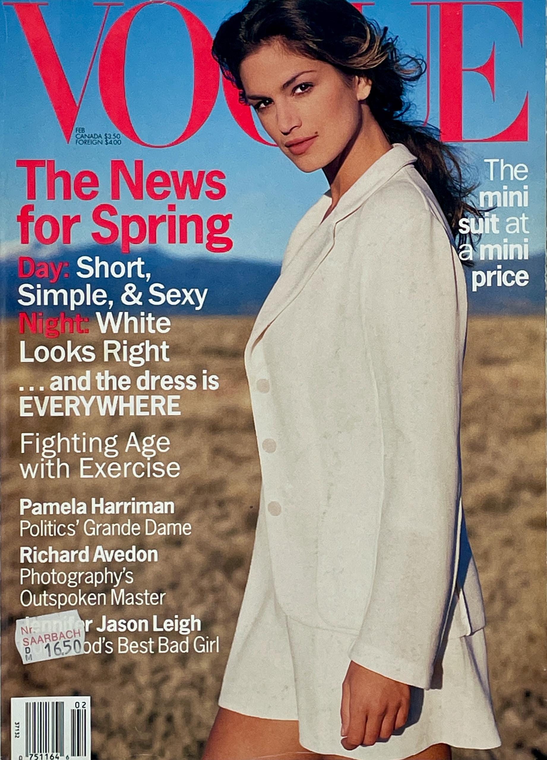 VOGUE US February 1994 - Cindy Crawford Cover, Linda Evangelista