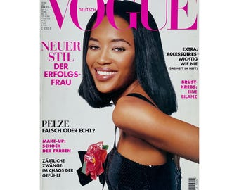 VOGUEドイツ版 1994年9月号 — クラウディア・シファーが表紙を飾り