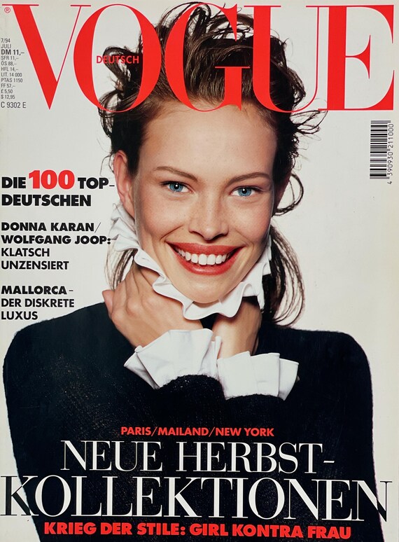 VOGUE Germany Jul 1994 – Nicole Maddox, German Beauties, Mario