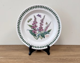 Portmeirion Dinner Plate Digitalis Purpurea Foxglove Botanic Garden