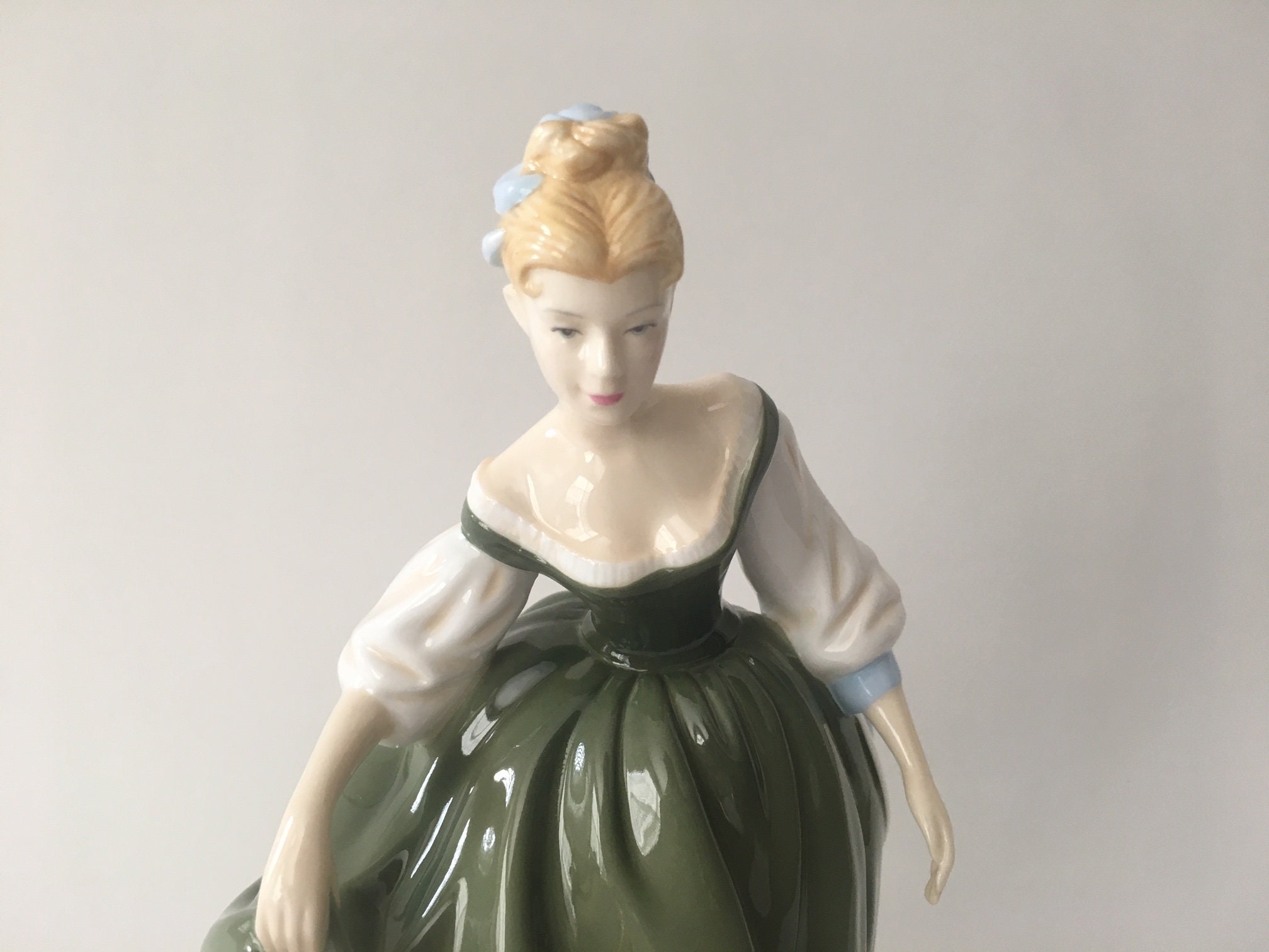 Royal Doulton PRETTY LADIES Fair Lady Green Dress Etsy