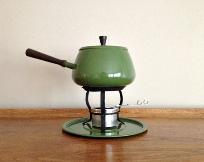 Vintage Fondue Set Fondue Pot With Sterno Burner Unused in Box Etsy