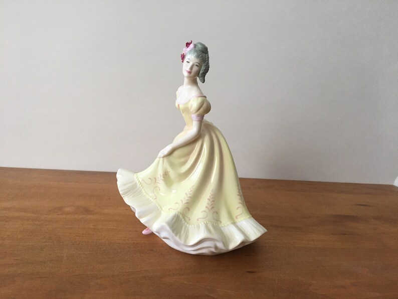 Royal Doulton PRETTY LADIES Springy Yellow Dress Etsy