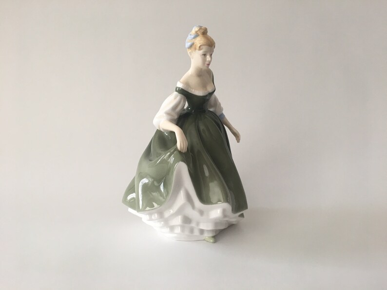 Royal Doulton PRETTY LADIES Fair Lady Green Dress Etsy