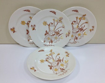 Americana Dreamer Royal China Dessert Plates Ceramic Dinnerware