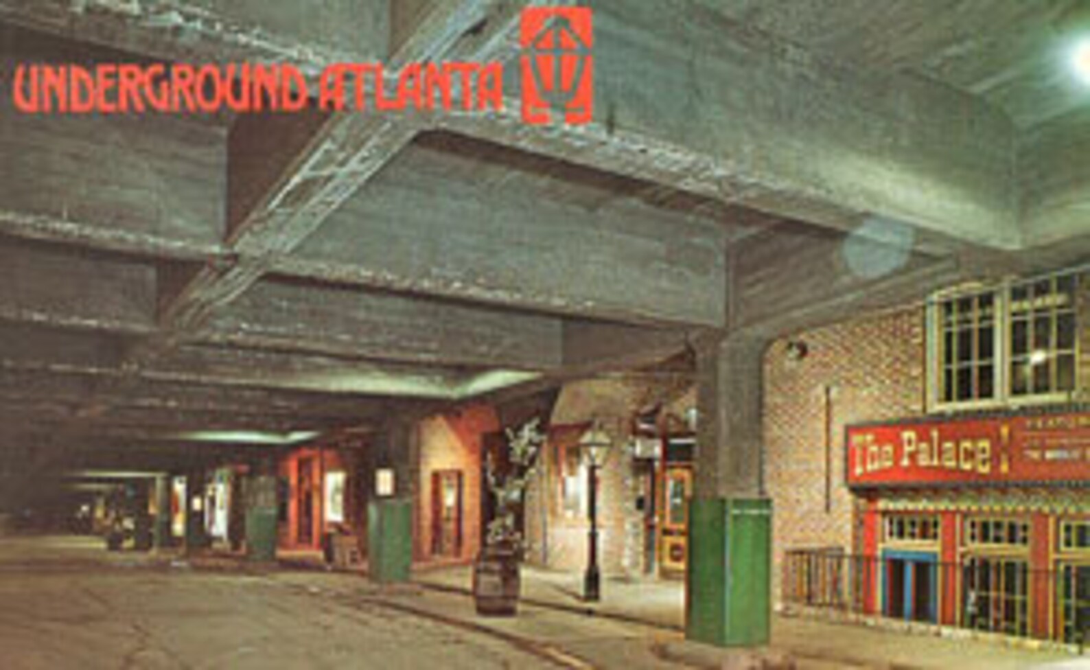 Underground Atlanta Cellar Glass Bottom Tankards Vintage Atlanta