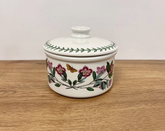 Vintage Portmeirion Botanic Garden Mini Casserole with Lid canister Sugar Jar