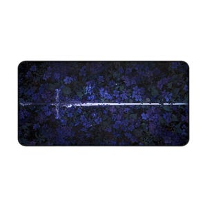 Fallen Warrior Deskmat | Medieval Sword Purple Flowers Mouse Pad | Gaming Desk Mat | Mousepad | Office Desk Accessory | Fantasy Gift image 3