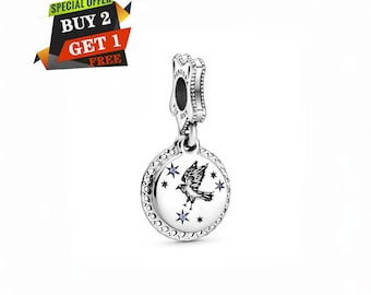 Ravenclaw-hänge, hängen till armband, 925 sterlingsilver, resehänge, present till henne