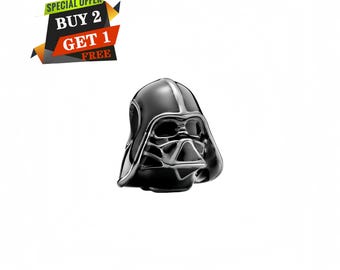 Star Wars Darth Vader Charm, Charms for Bracelet, S925 Sterling Silver, Travel Pendant