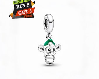 Colgante de Gus Mouse de Cenicienta de Disney, dijes para pulsera, plata de ley 925, colgante de viaje