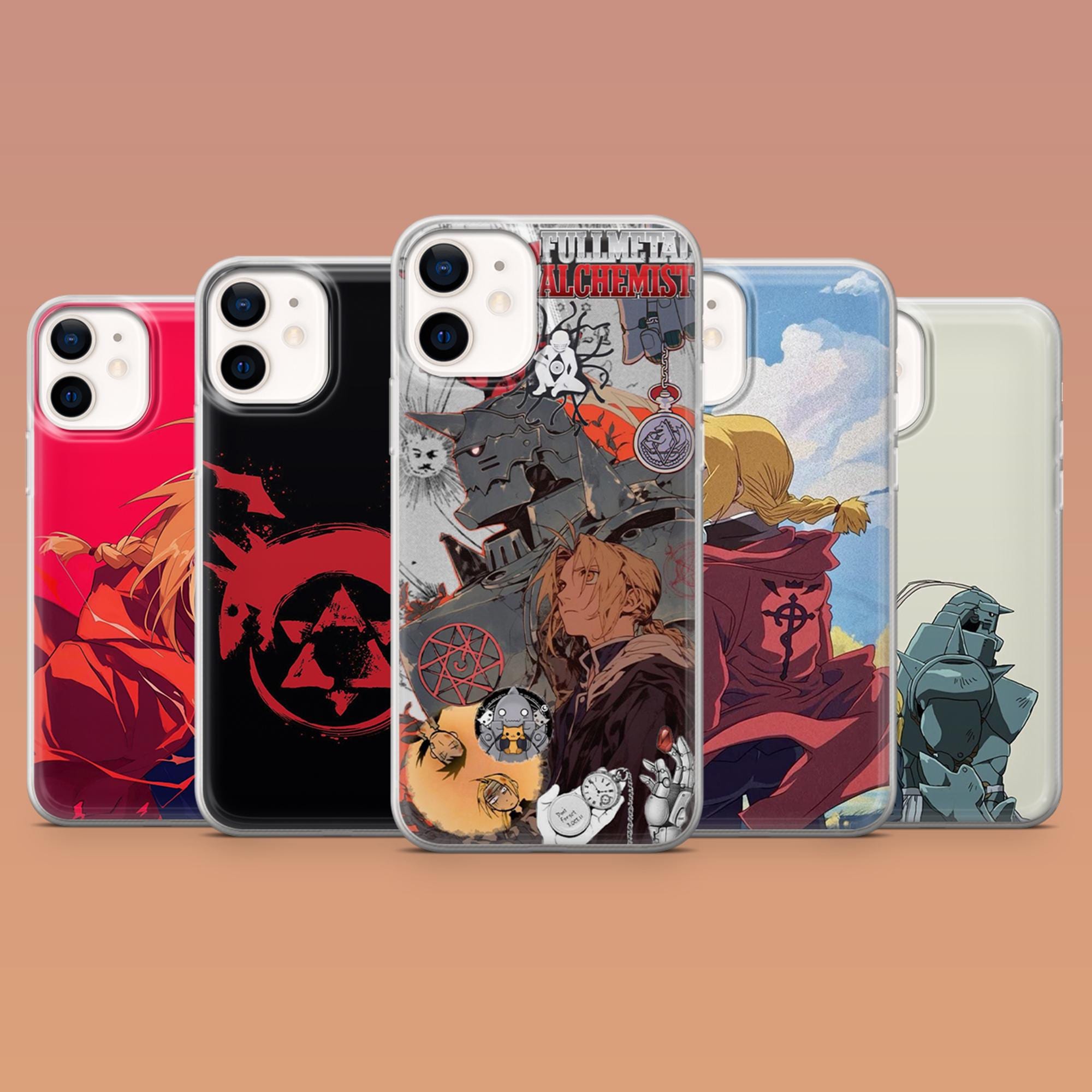 Coque étui Robuste Blanc Mate Pour Samsung Galaxy J3 J5 J7 Prime Note – Fullmetal Alchemist 01