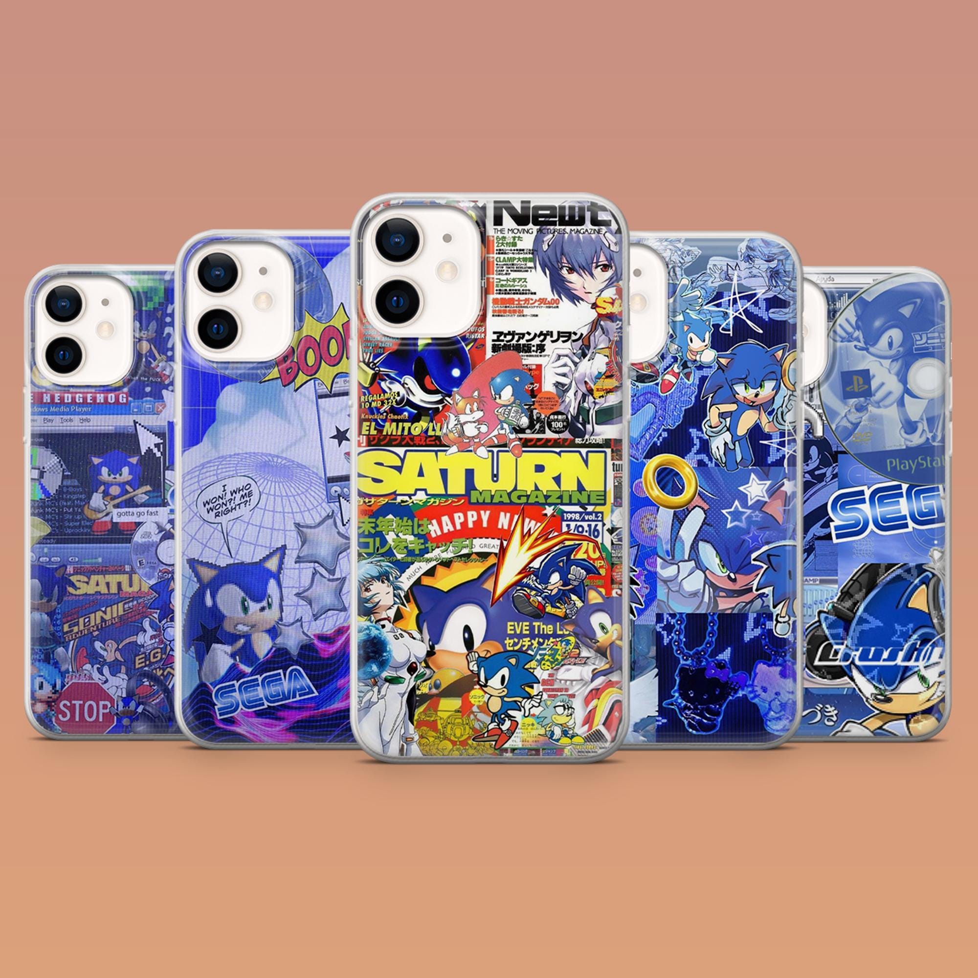 ソニック25周年 手帳型スマホケースM HCV-2581 SEGA | ソニックチャンネル | 株式会社コスパより、ソニック総柄手帳型