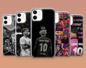 Lamine Yamal Phone Case Barca Star Footballer Cover for iPhone 17Pro, 16, 15, 14, 13, 12, Samsung S25, S24, S23, S22, A16, A26, Pixel 10, 9
