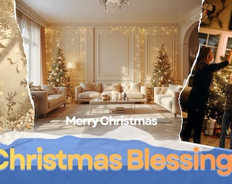 10 Christmas YouTube Thumbnail Templates | Canva Editable | Festive YouTube Thumbnails | Instant Digital Download