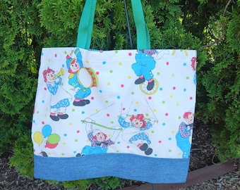 Raggedy Ann and Andy on a Bed*two 5x7 Inch Fabric Blocks - Etsy