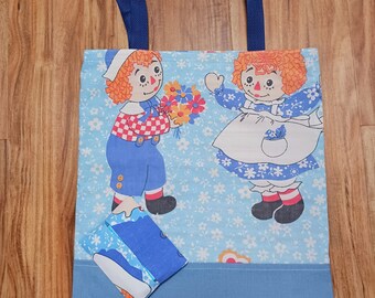 Raggedy Ann and Andy on a Bed*two 5x7 Inch Fabric Blocks - Etsy
