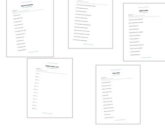 Lot complet de feuilles de travail pour la première année PDF | KS1 | 56 activités