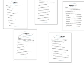 Ensemble complet de feuilles de travail pour les 7-8 ans PDF | Activités éducatives | 80 feuilles