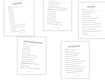 Feuilles d'exercices de maths imprimables en 6e année PDF | Feuilles d'entraînement KS2 | 5 activités