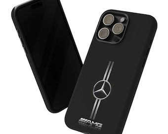 AMG Mercedes Phone Case, Racing Stripe, Car Enthusiast Gift