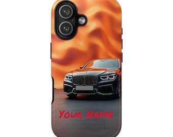 Personalized Performance Car Phone Case , Tough Protective Cover with Custom Name