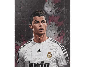 Premium Glossy Jigsaw Puzzle , Vibrant Stadium-Style Artwork, Multiple Piece Counts