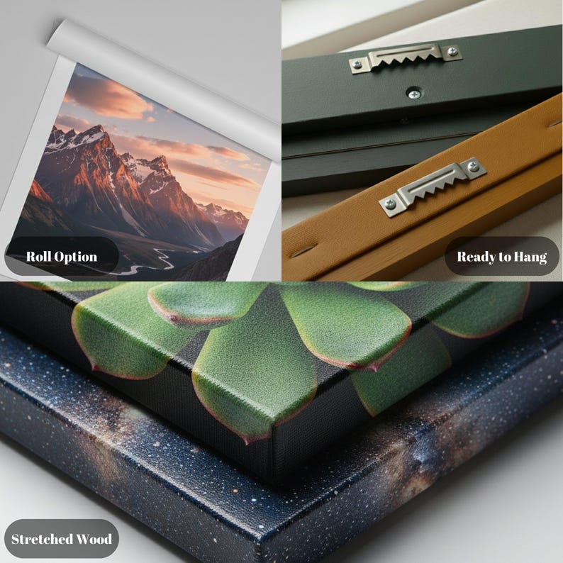 Minimalistisk botanisk canvastavla, abstrakt naturdesign, modern linjekonsttryck, heminredning i neutrala toner, redo att hängas upp canvas bild 9