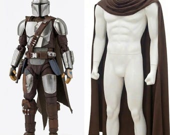 Capa mandaloriana de Din Djarin / Capa de cosplay de Star Wars / Accesorio de disfraz de cazarrecompensas
