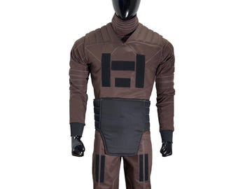 Disfraz de cosplay de Din Djarin Mandalorian / Traje de cazarrecompensas de Star Wars / Traje de vuelo personalizado de 4 piezas inspirado en The Mandalorian