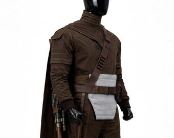 Traje de vuelo mandaloriano de Din Djarin con cinturón y funda / Disfraz de cazarrecompensas de Star Wars / Armadura mandaloriana
