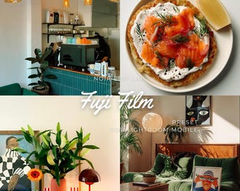 15 Fujifilm Inspired Digicam Presets – Japan Film Aesthetic Lightroom Mobile Presets, Vintage Digital Camera Look, Instagram Photo Filter