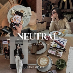 10 neutrala Lightroom-förinställningar | Mjuka, varma, rena och naturliga toner för foton Instagram-flöde