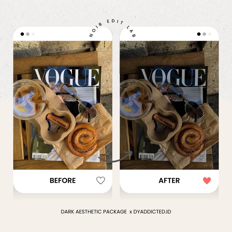 20 mörkestetiska Lightroom-förinställningar | Lågkontrast Mörkt, stämningsfullt Gamla pengar Svart Instagram-filter (digital nedladdning) bild 5