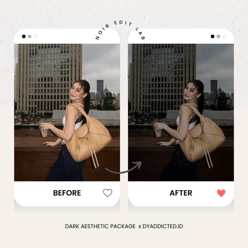 20 mörkestetiska Lightroom-förinställningar | Lågkontrast Mörkt, stämningsfullt Gamla pengar Svart Instagram-filter (digital nedladdning) bild 4