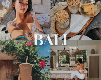 Bali Lightroom Mobile Voreinstellung | Warm Clean Summer Instagram (5 Voreinstellungen)