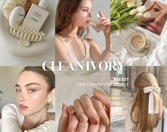 10 Clean Ivory Preset – Clean Airy Soft White Neutral Lightroom Presets