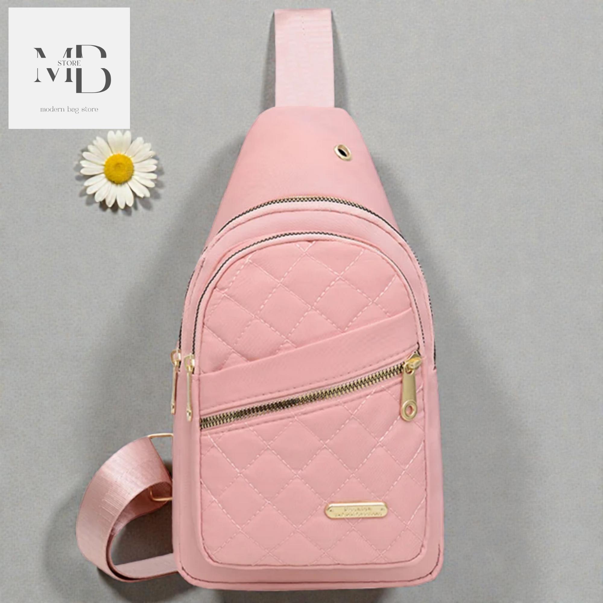 Quilted Sling Bag: Women