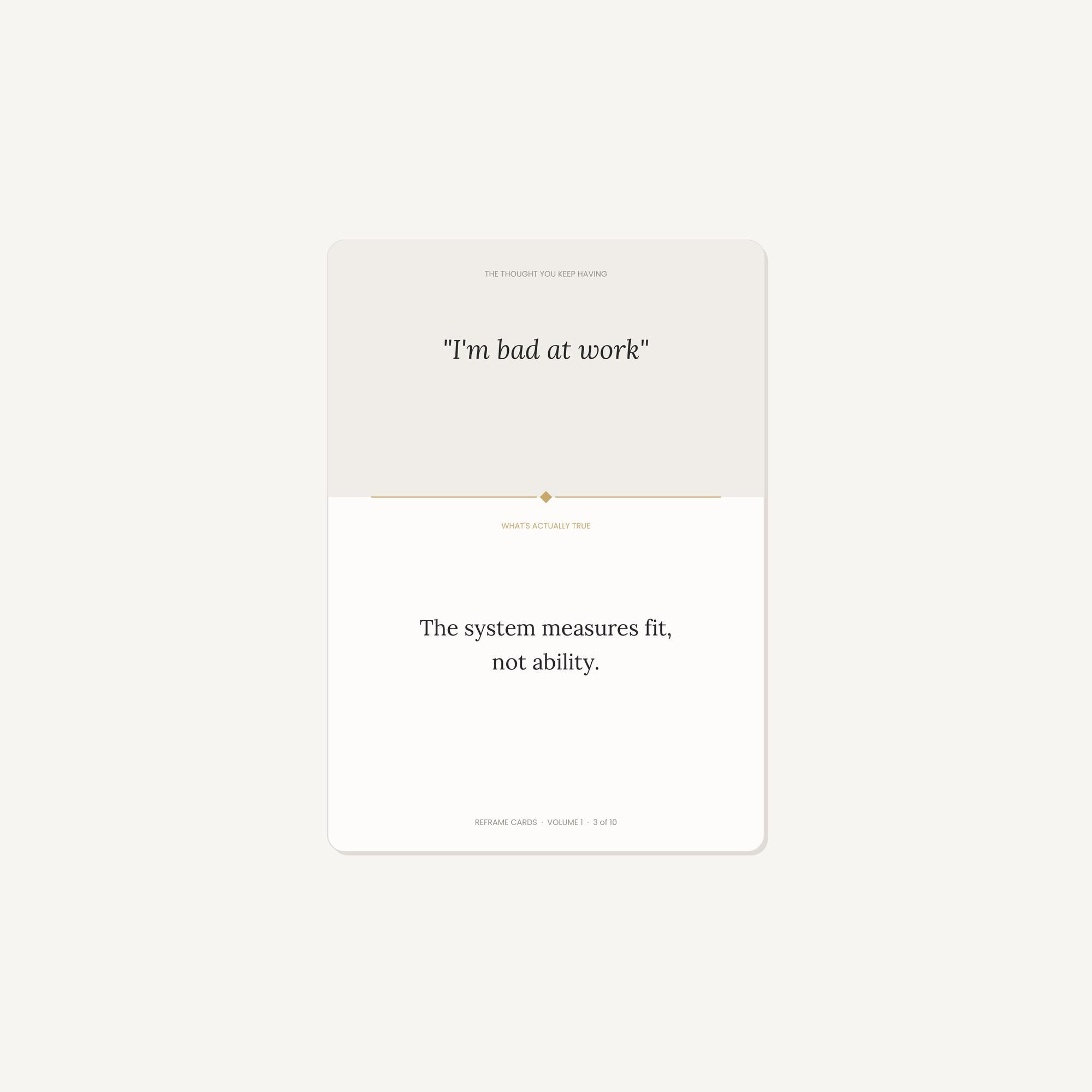 Reframe Cards Printable Reframe Cards for Neurodivergent Minds | Stop Self-blame ...
