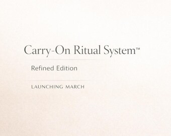 Personal Item Logic™ — Minimal Carry-On Organization System for Under-Seat Bags