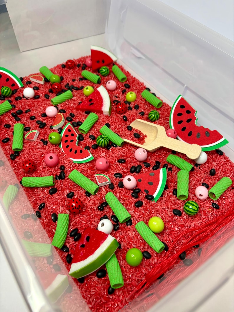 Watermelon Sensory Bin | Summer Sensory Play Kit | Toddler Activity Bin ...
