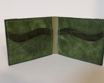 Handmade Leather Bi-fold Wallet - Tempest Wallet